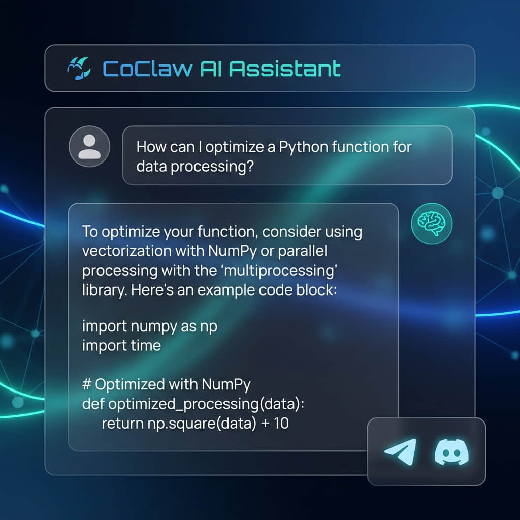 OpenClaw chat interface preview